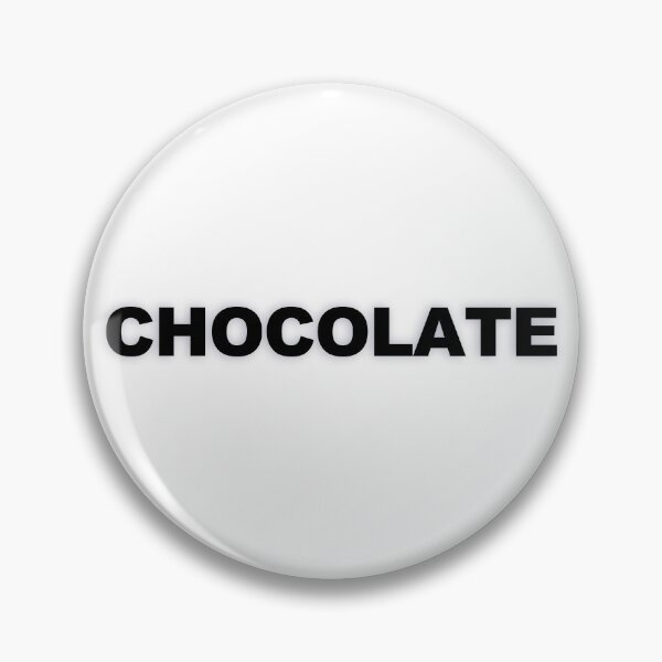 Item preview, CHOCOLATE — Black Minimal Bold Type Statement designed and sold by WORDPAUSE.