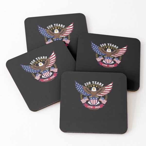 Item preview, Vintage Eagle USA Flag 250 Years 1776-2026 250th Birthday designed and sold by Happycapyco.