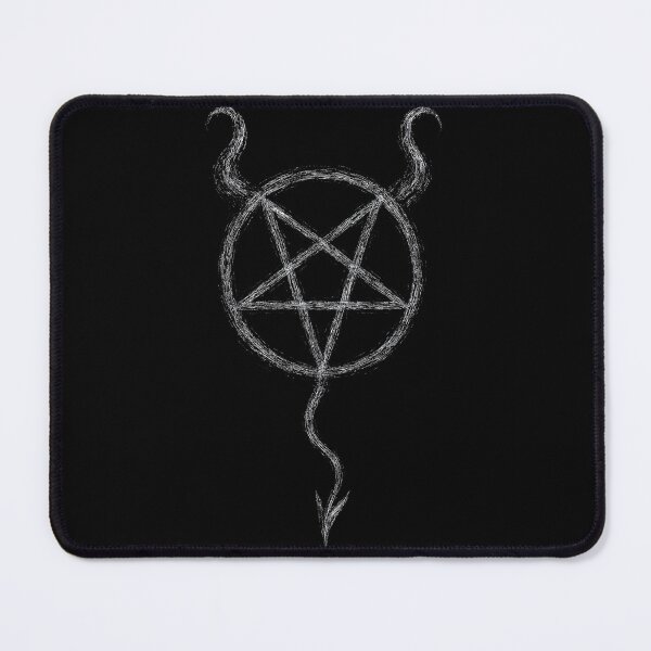 Item preview, Occult Pentagram Sigil – Devil Horns and Tail Satanic Symbol Art designed and sold by Mortisigil.