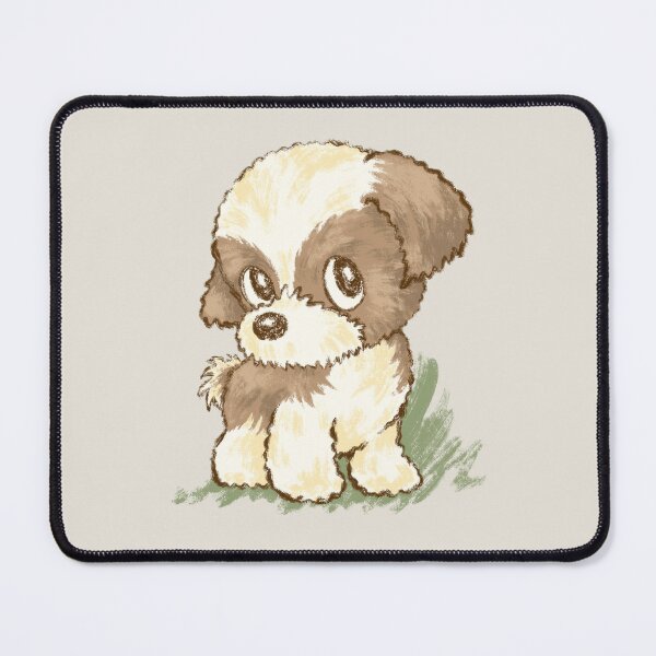 Item preview, The Shih Tzu puppy is looking at you designed and sold by Toru Sanogawa.
