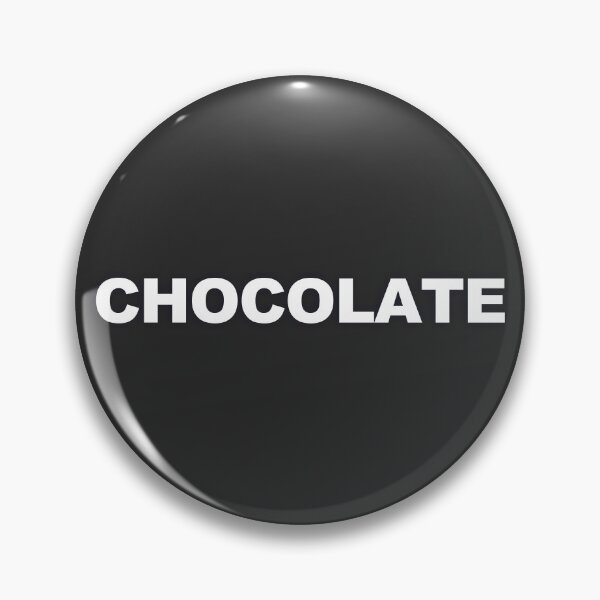 Item preview, CHOCOLATE — White Minimal Bold Type Statement designed and sold by WORDPAUSE.