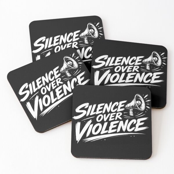Item preview, Silence over violence designed and sold by ArminGreen.