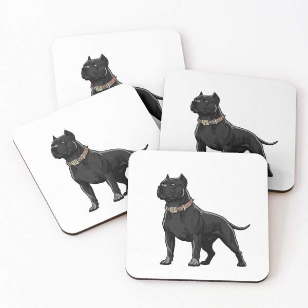 Item preview, Full Black Pitbull Comic Style designed and sold by Luan Huynh.