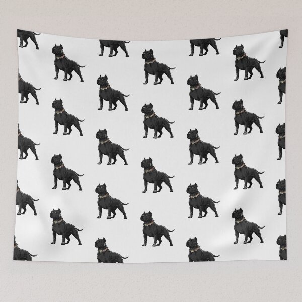 Item preview, Full Black Pitbull Comic Style designed and sold by Luan Huynh.