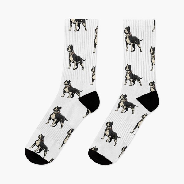 Item preview, Black And White Pitbull Comic Style designed and sold by Luan Huynh.