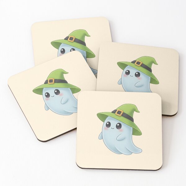 Item preview, Happy Green Hat Boo designed and sold by Yoombreon.