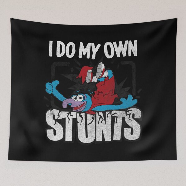 Item preview, The Muppets Gonzo Falling I Do My Own Stunts Poster  designed and sold by JaidyKris.