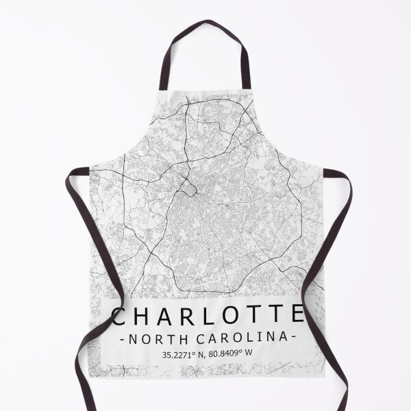 Item preview, Minimalist map of Charlotte, North Carolina (square) designed and sold by sweetmaps.