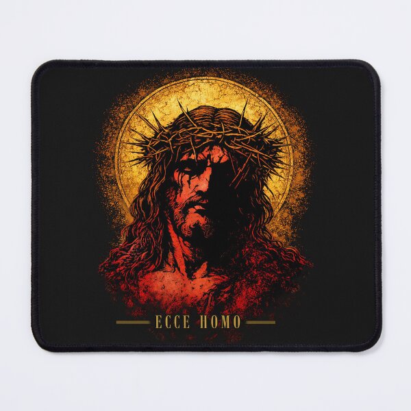 Item preview, ECCE HOMO — Crown of Thorns (Gold Leaf Icon) designed and sold by Sanctum Icons.