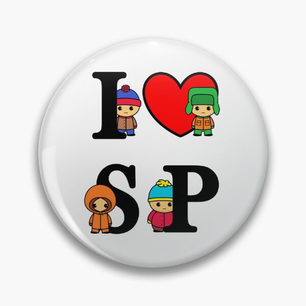 Item preview, Chibi South Park Characters - I Love SP Design designed and sold by JasonLee12.