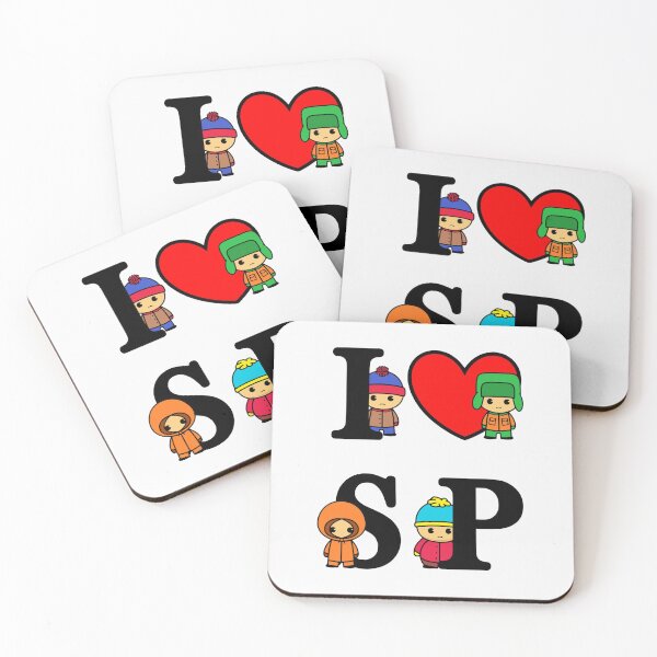 Item preview, Chibi South Park Characters - I Love SP Design designed and sold by JasonLee12.