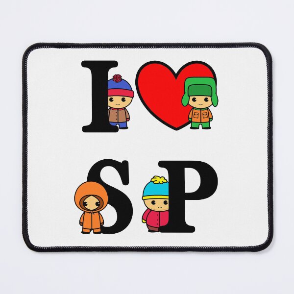 Item preview, Chibi South Park Characters - I Love SP Design designed and sold by JasonLee12.