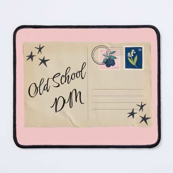 Item preview, Old School DM - Postcard Snail Mail designed and sold by Pearl Rabbit Post.