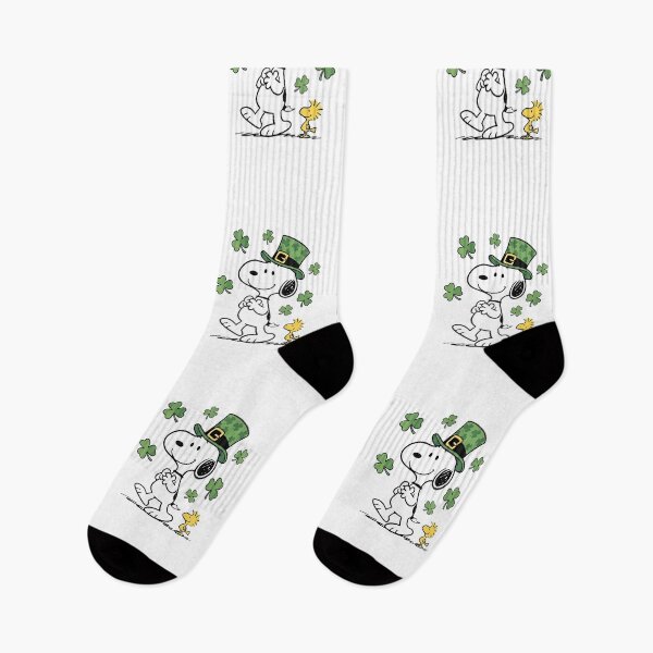 Item preview, Snoopy & Woodstock Lucky Shamrocks designed and sold by ProfDarenMur.