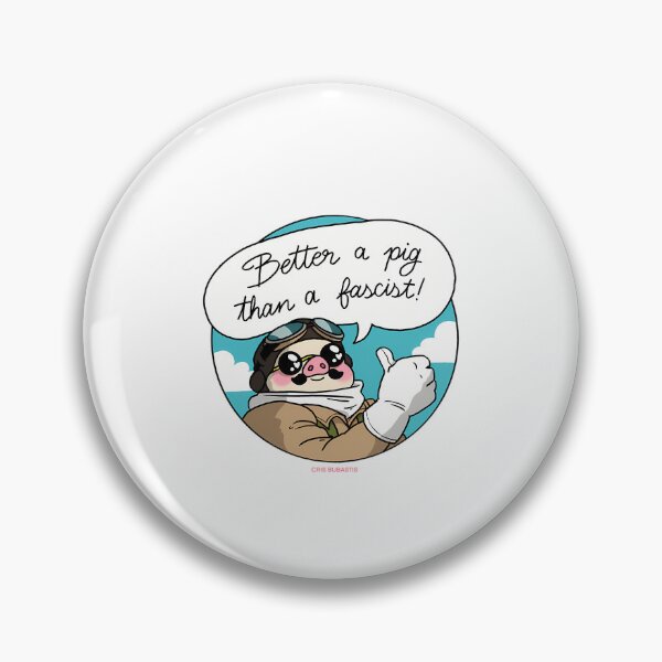 Item preview, Better A Pig Than A Fascist  designed and sold by ShannonLeigh2.