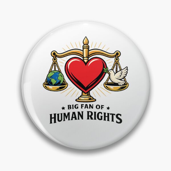 Item preview, Big Fan of Human Rights designed and sold by madebysiwa.