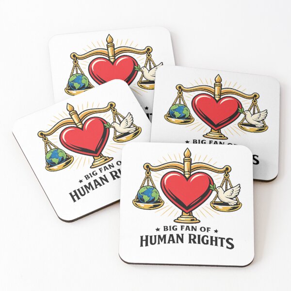Item preview, Big Fan of Human Rights designed and sold by madebysiwa.