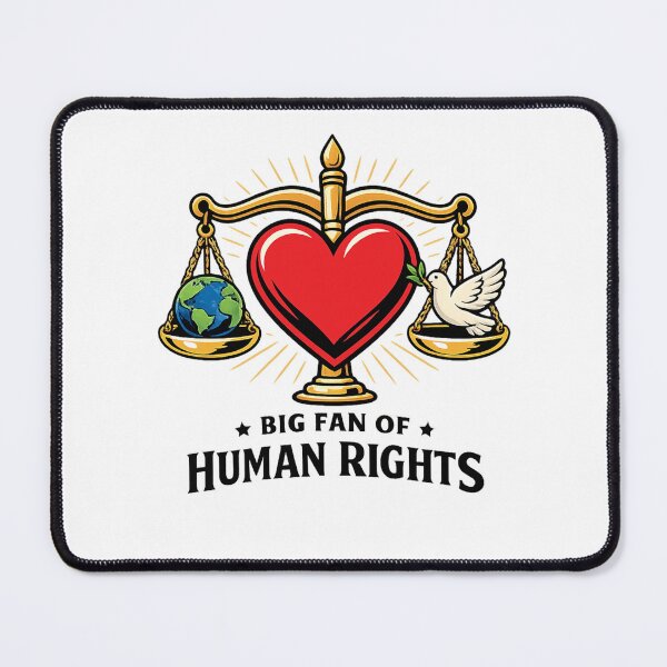 Item preview, Big Fan of Human Rights designed and sold by madebysiwa.