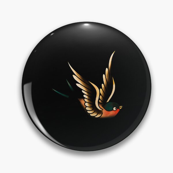Item preview, Traditional Swallow Tattoo Flash designed and sold by zgsfdamqjfn95.