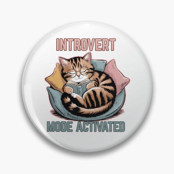 Item preview, Introvert Mode Activated Funny Introvert Quote Minimal Aesthetic  designed and sold by Nzgiftsandmore.