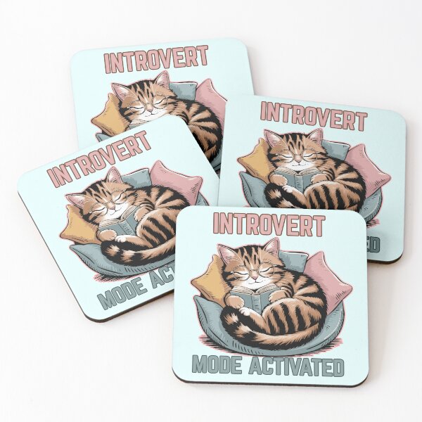 Item preview, Introvert Mode Activated Funny Introvert Quote Minimal Aesthetic  designed and sold by Nzgiftsandmore.
