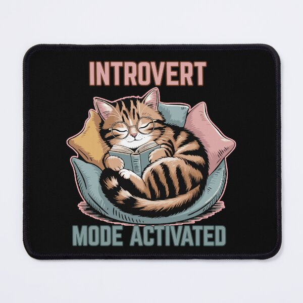 Item preview, Introvert Mode Activated Funny Introvert Quote Minimal Aesthetic designed and sold by Nzgiftsandmore.
