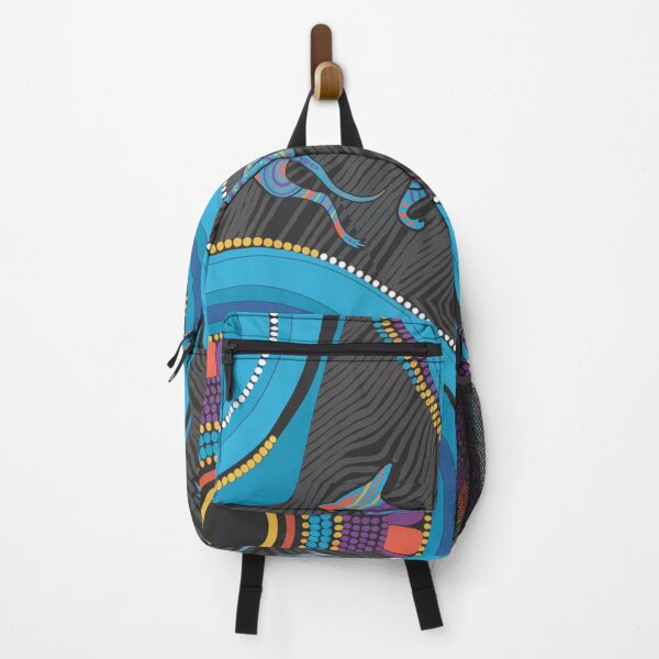 Item preview, Aboriginal Rarrk Kangaroo Symbol Blue designed and sold by AboriginalartVI.