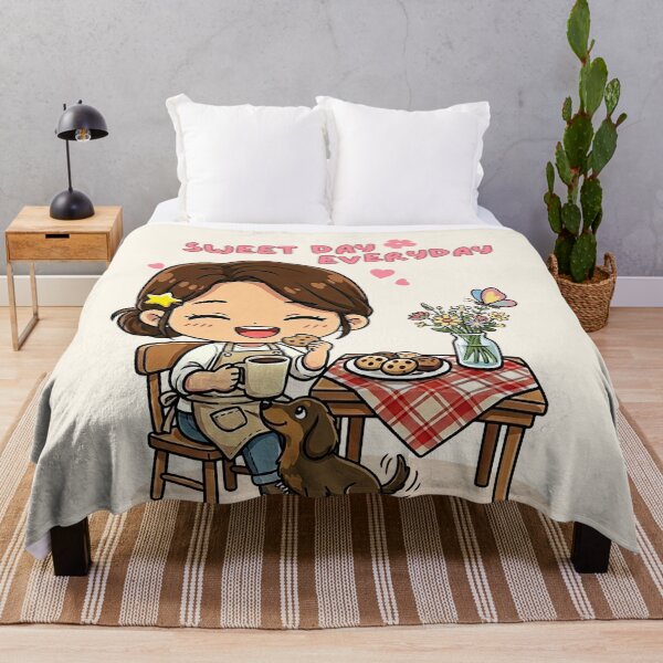 Item preview, Sweet Day Everyday – Girly Cozy Coffee & Cookie Illustration designed and sold by Beeform.