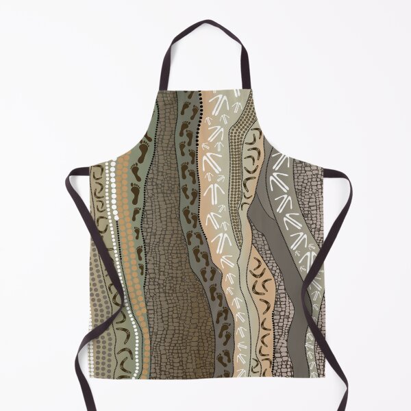 Item preview, Aboriginal Rarrk Hunting Grey Brown designed and sold by AboriginalartVI.