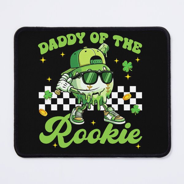 Item preview, Daddy of the Rookie St Patrick’s Baseball Shirt designed and sold by KIROSALS.