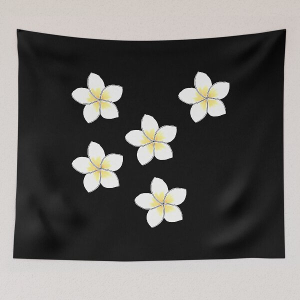 Item preview, Small Plumeria Flower Doodles designed and sold by zgsfdamqjfn95.