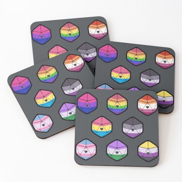 Item preview, Pride d20 set designed and sold by mousbones.