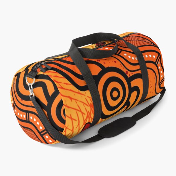 Item preview, Aboriginal Rarrk Goanna Red Orange designed and sold by AboriginalartVI.
