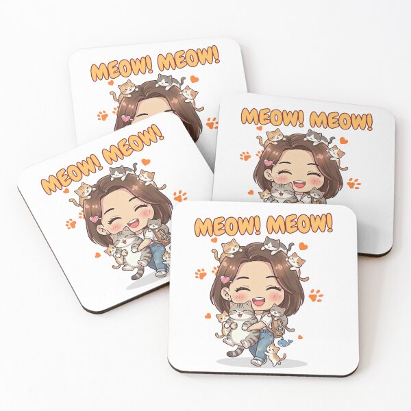 Item preview, Meow Meow Cozy Day – Cute Cat Lover Girl | Kawaii Self Care Aesthetic designed and sold by Beeform.