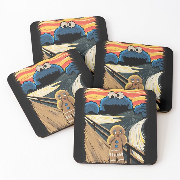 Item preview, Cookie Monster Scream Parody Funny Fans Pop Culture Lovers Meme designed and sold by SonoBoberArt.