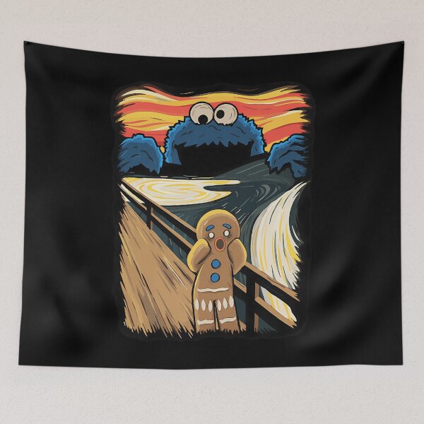 Item preview, Cookie Monster Scream Parody Funny Fans Pop Culture Lovers Meme designed and sold by SonoBoberArt.
