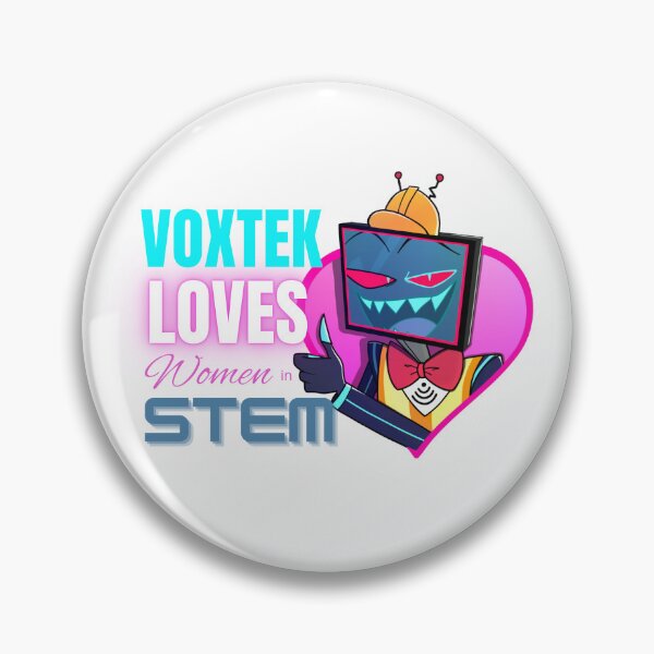 Voxtek LOVES women in stem Pin