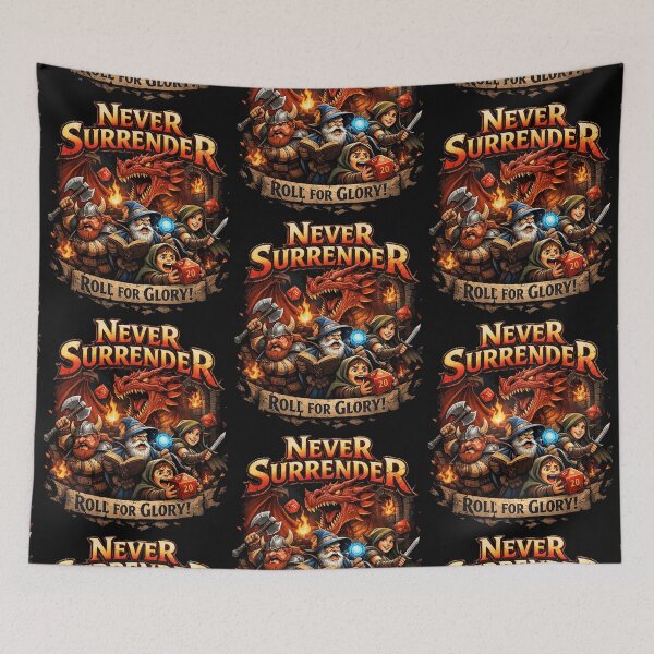 Item preview, Never Surrender Roll For Glory T-Shirt designed and sold by ElevenMerch.