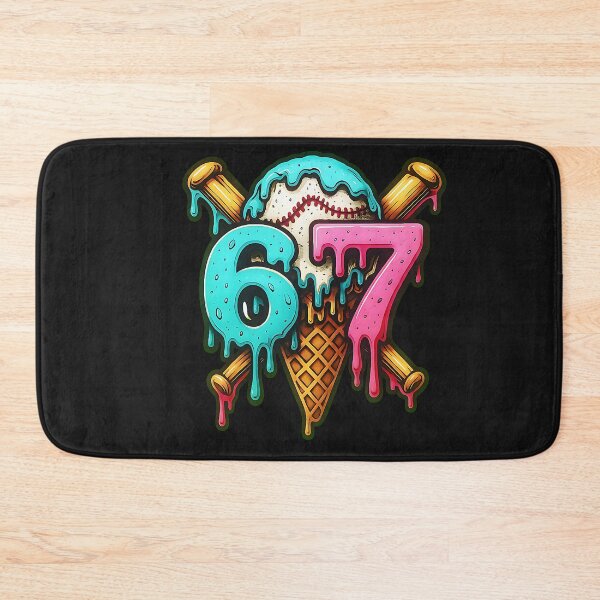 Item preview, 67 Baseball Ice Cream Drip Kids  designed and sold by FrankIsabel.