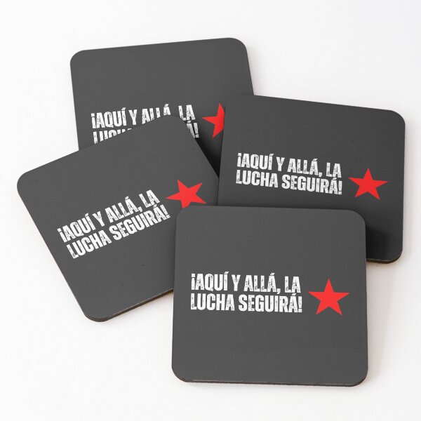 Item preview, ¡Aquí y allá, la lucha seguirá! designed and sold by Lone Frog.