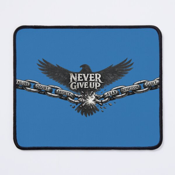 Item preview, Never Give Up – Break the Chains of Negativity designed and sold by hdraHdra.