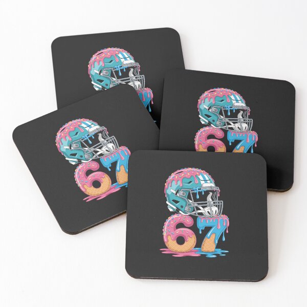 Item preview, 67 Number 67th Sports American Football Ice Cream Drip  designed and sold by FrankIsabel.