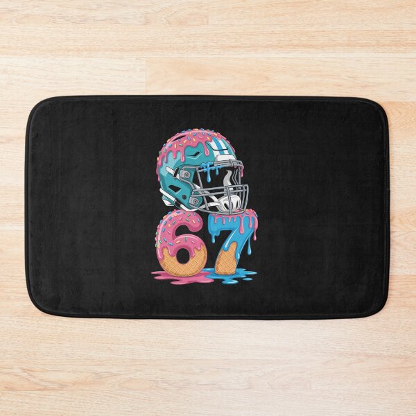 Item preview, 67 Number 67th Sports American Football Ice Cream Drip  designed and sold by FrankIsabel.