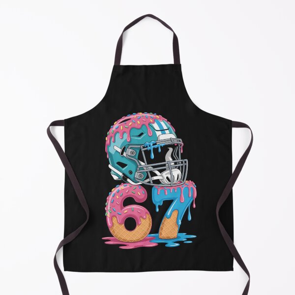 Item preview, 67 Number 67th Sports American Football Ice Cream Drip  designed and sold by FrankIsabel.