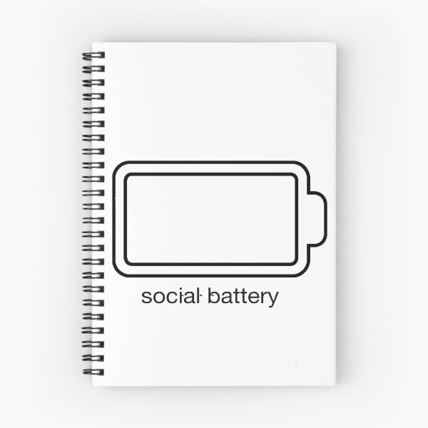 Item preview, Power Saving Mode – Social Battery Minimal Design designed and sold by zamew.