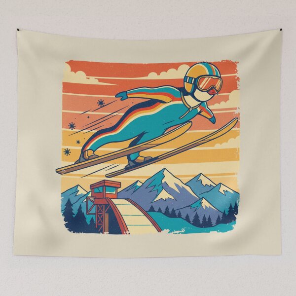 Item preview, Ski Jumping Penguin. designed and sold by EunsooLee.