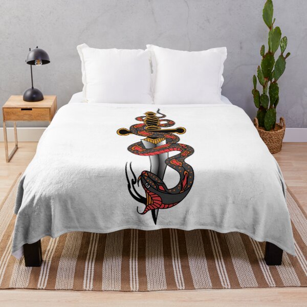 Item preview, Traditional Snake And Sword Tattoo designed and sold by atvbmshvd86.