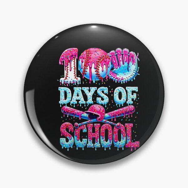 Item preview, 100 Days of School Baseball Ice Cream Drip Gift for Boys Kid designed and sold by FrankIsabel.