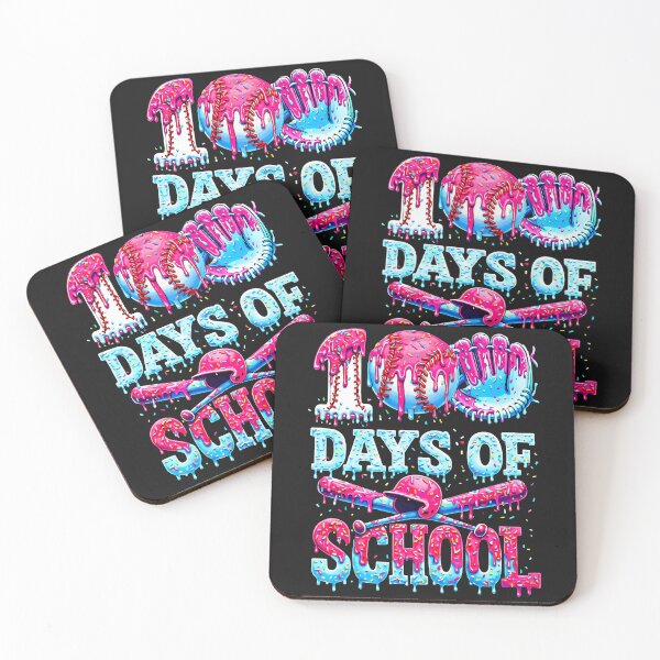 Item preview, 100 Days of School Baseball Ice Cream Drip Gift for Boys Kid designed and sold by FrankIsabel.