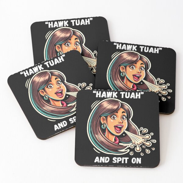 Item preview, Hawk Tuah And Spit On That Thang Funny Viral Meme Design T-Shirt  designed and sold by VillociShop.